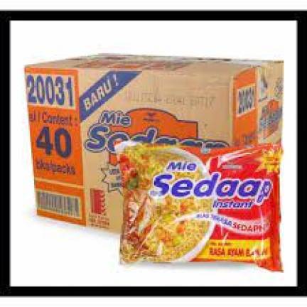 

Mie sedaap varian ayam bawang dan soto 1dus isi 40 pcs