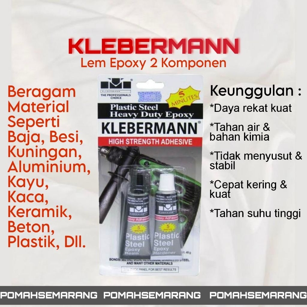 Klebermann Lem Epoxy 2 Komponen