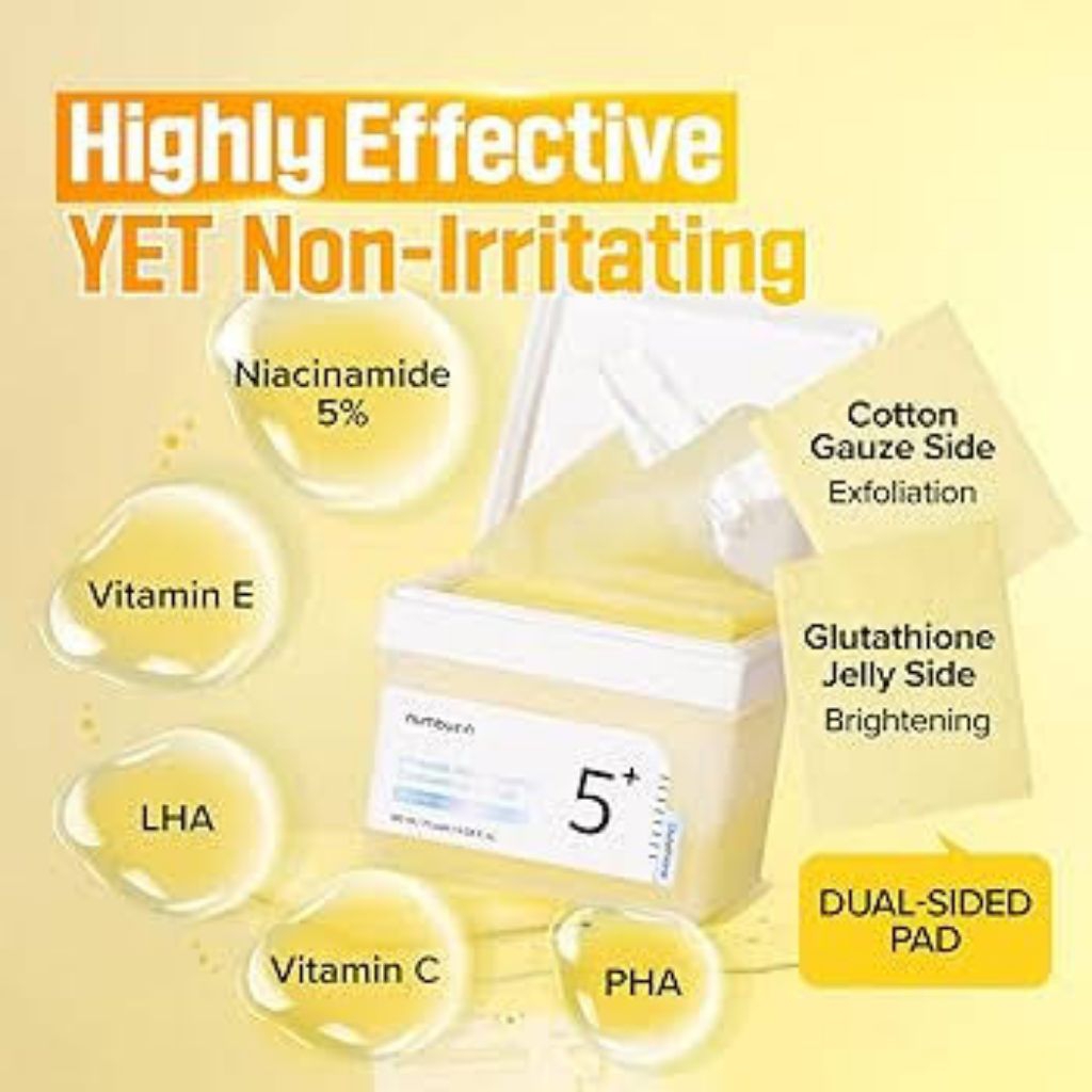 NEW Numbuzin Vitamin Niacinamide Concentrated Pad 5