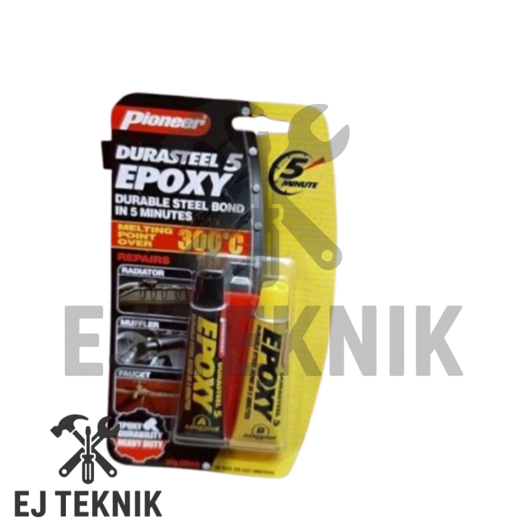 Pioneer Durasteel Lem Epoxy (35gr) / Perekat Besi / Lem Besi Epoxy Tahan Panas