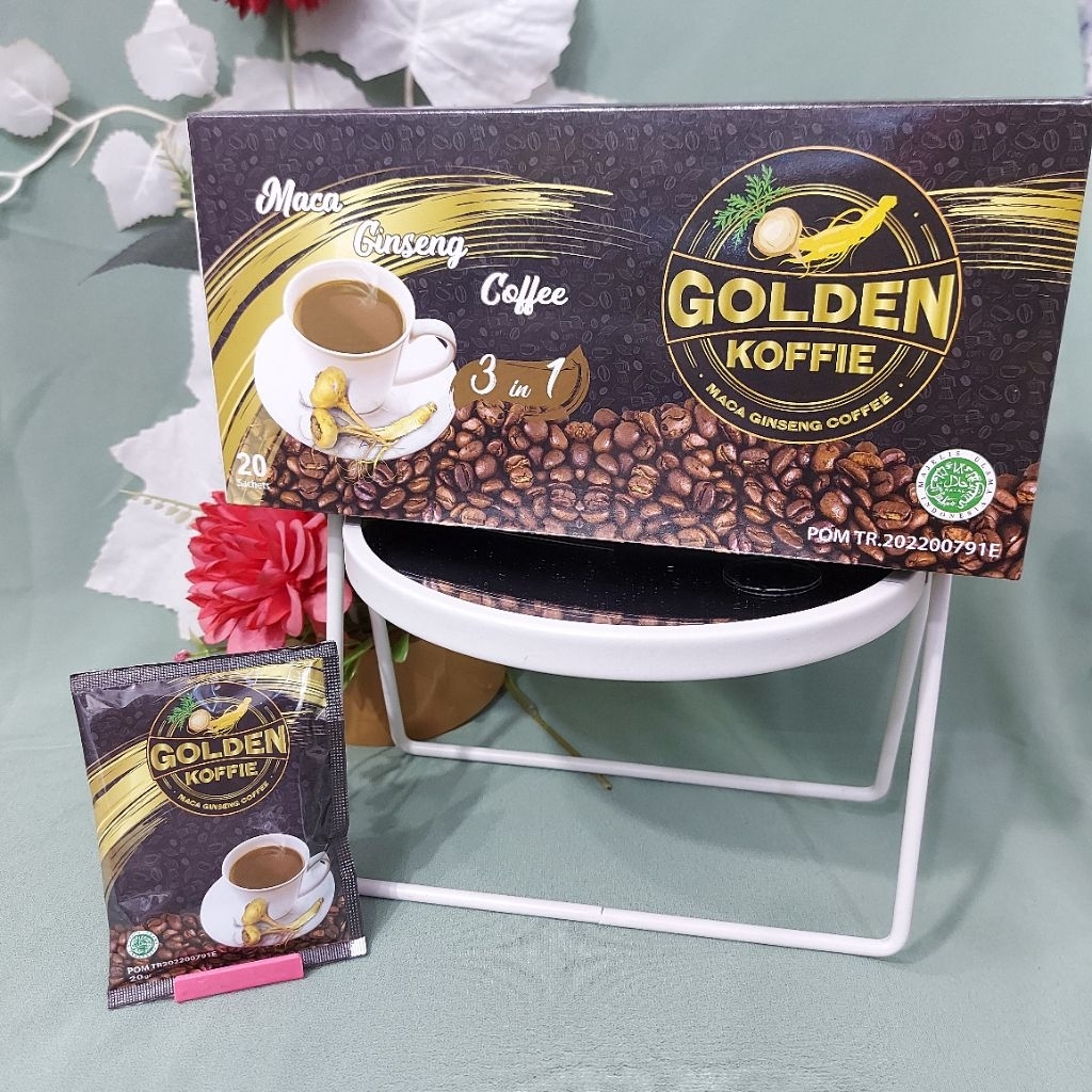 

coffe golden 1 box isi 20pcs