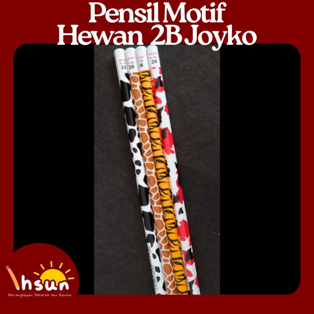 

Pensil Motif Hewan Joyko 2B