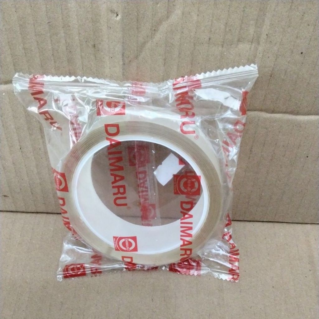 

Daimaru Nano Double Tape 2cm x 3M Selotip Isolasi Bening