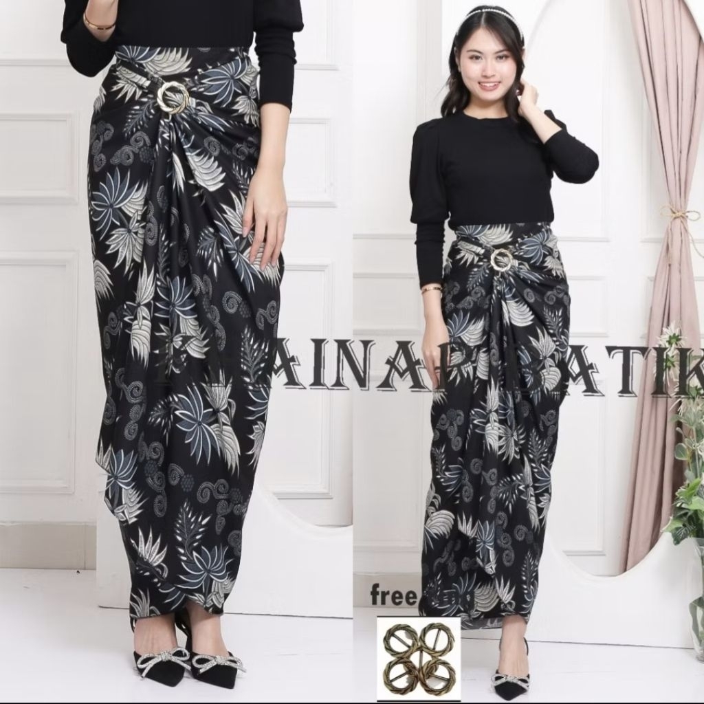 Rok span lilit /Rok span batik / Rok lilit batik / Rok kebaya / Rok batik / Rok Kondangan /Free Ring