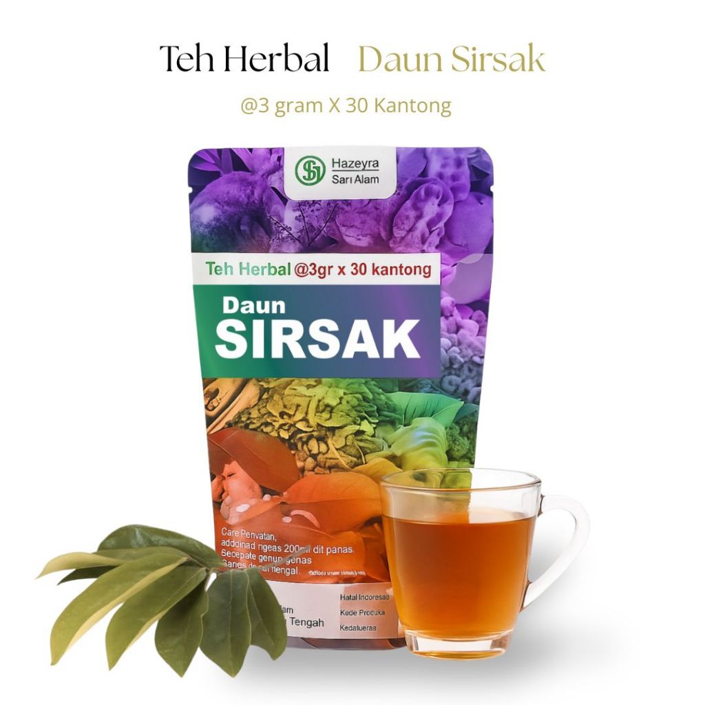 

teh herbal daun sirsak isi 30pcs