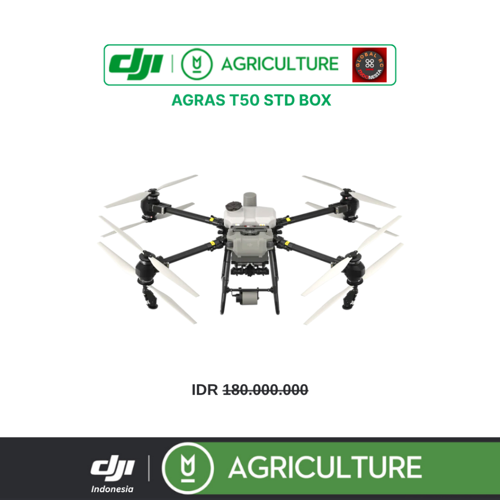 DJI Agras T50 STD BOX (Exclude Battery Charger) Drone Pertanian Semprot Hama