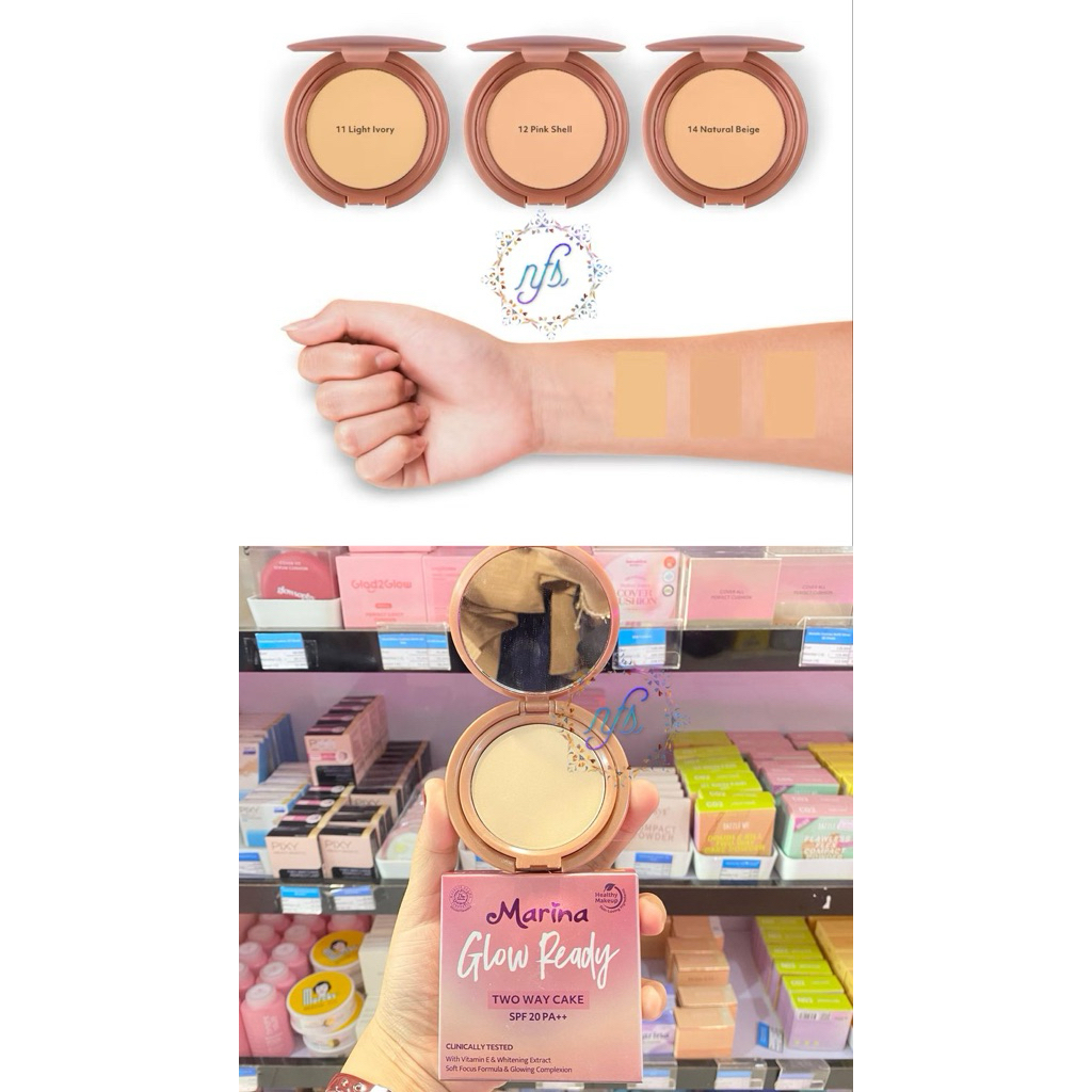 Marina glow two way cake