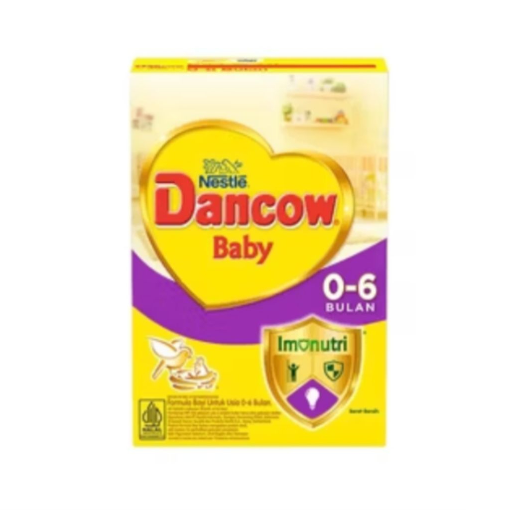 

Dancow Baby 0-6 bulan susu formula untuk bayi usia 0-6 bulan 550g