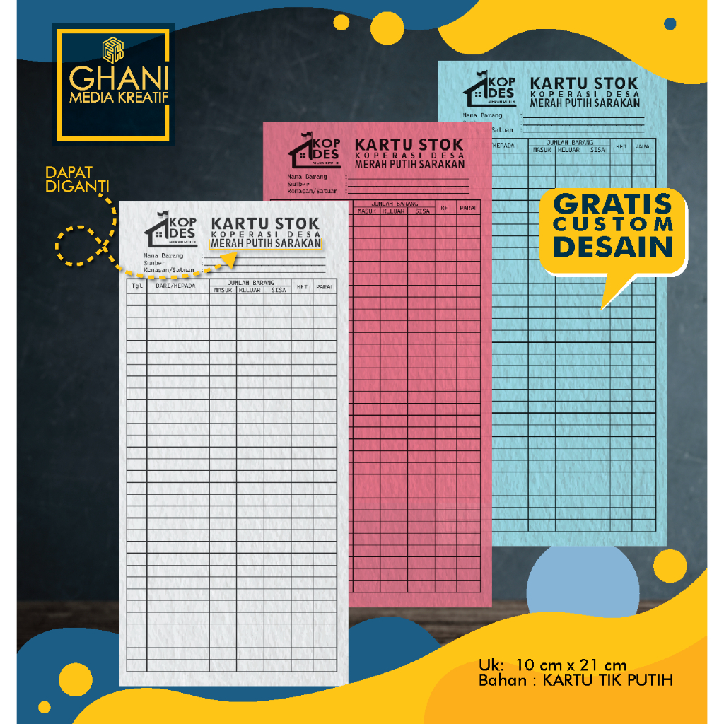 

Kartu Stock - Koprasi