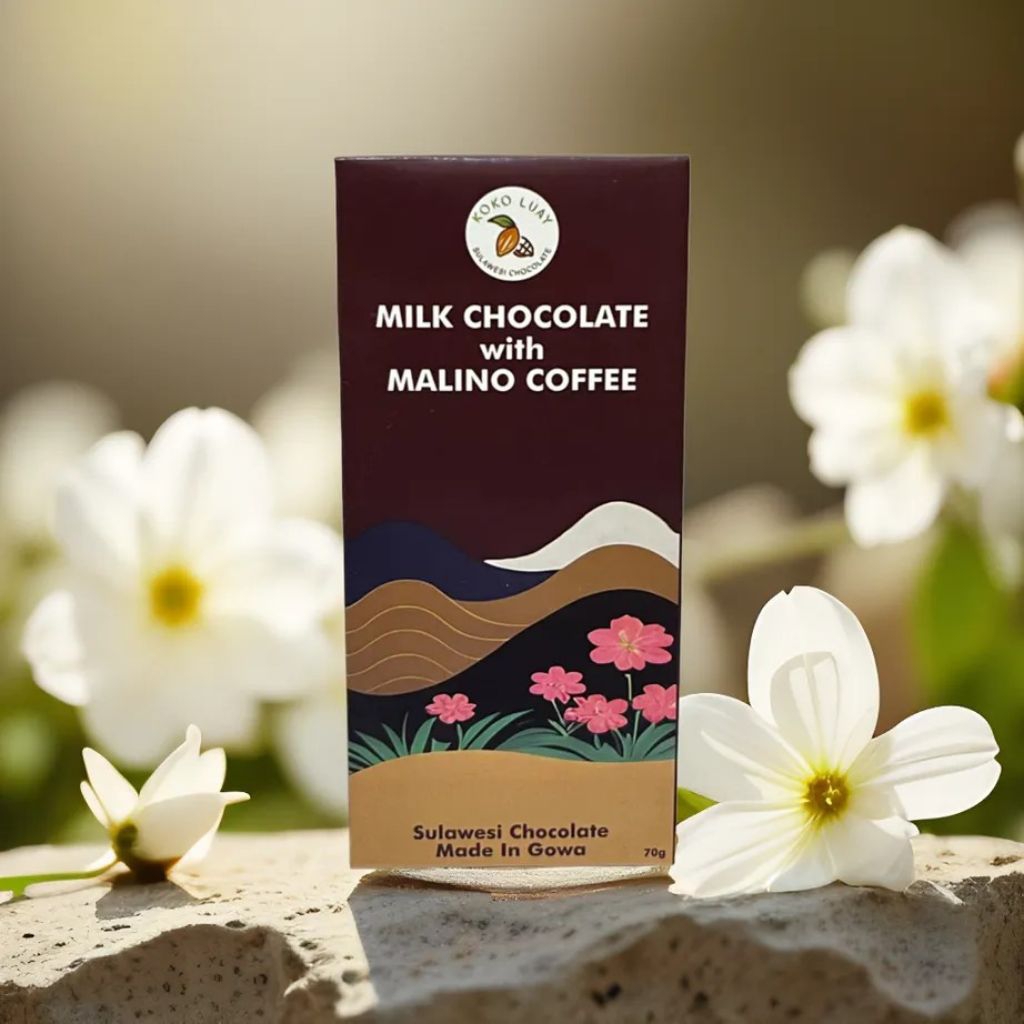 

Koko Luay Milk Chocolate with Malino Coffee/Coklat Susu dengan Kopi Malino