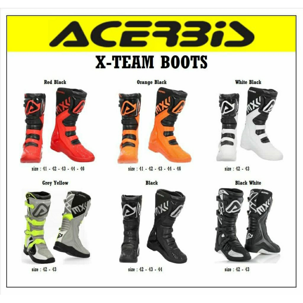 Sepatu Cross Trail Acerbis X-team
