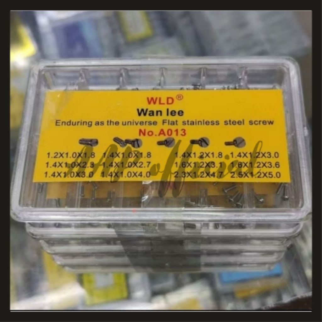 Baut jam tangan kepala jam tangan minus servis Baut kacamata