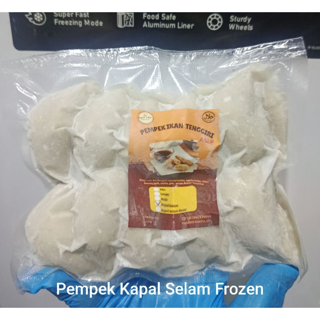 

Pempek Ikan Tenggiri Asli/ Pempek Kapal Selam isi 10pcs by Dapur Lafiza