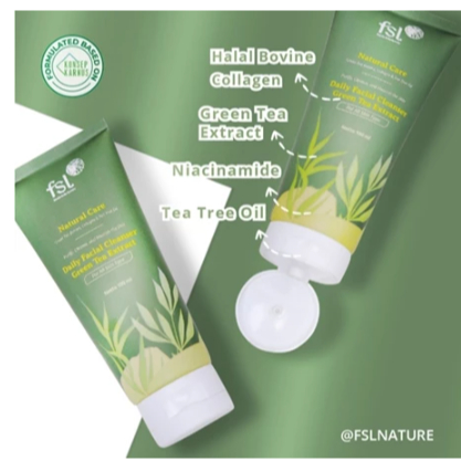 FSL Daily Facial Cleanser Sabun Pembersih Wajah Skincare Alga Rosan - FSL Daily Facial Cleanser