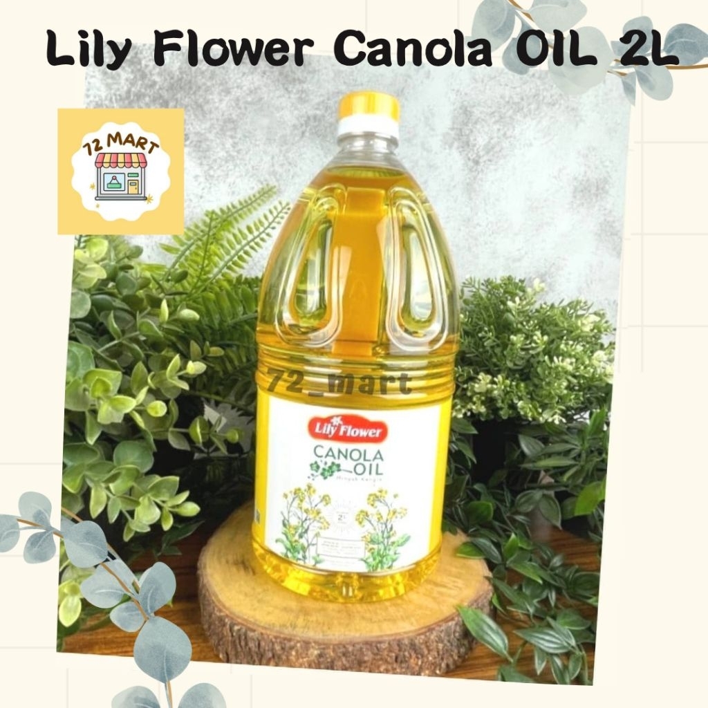 

Canola OiL Lily Flower 2L/Minyak Canola/Canola OiL