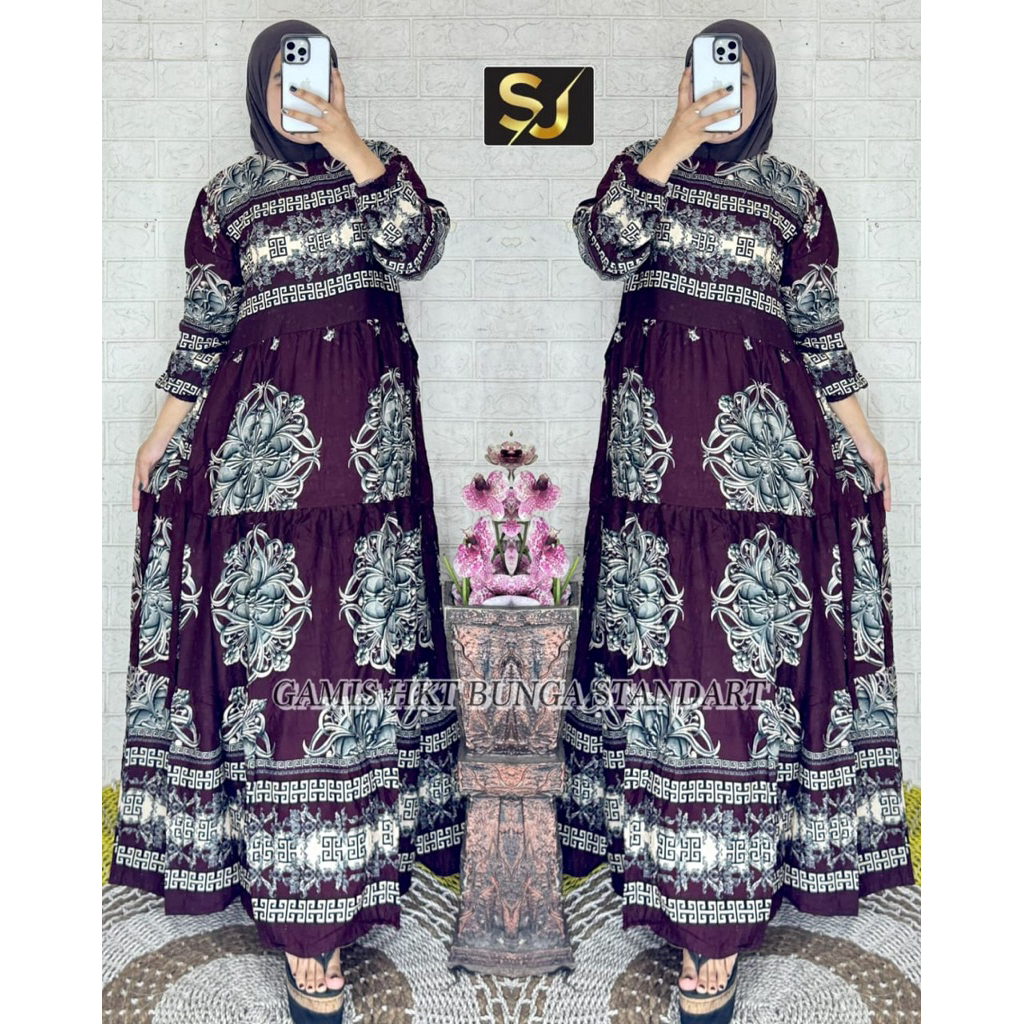 GAMIS HKT STANDART TALI MOTIF TERBARUUU