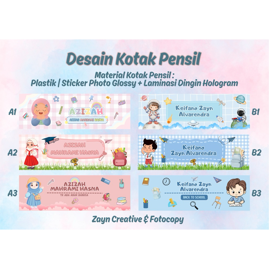 

Tempat Pensil Custom
