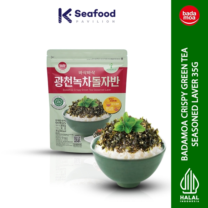 

BADAMOA Crispy Green Tea Seasoned Laver 35g