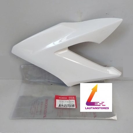 50265-K15-900ZB Shroud L Sayap Tangki Cover Tangki Kiri Putih Metalik CB150R Old Lama 2012 - 2015