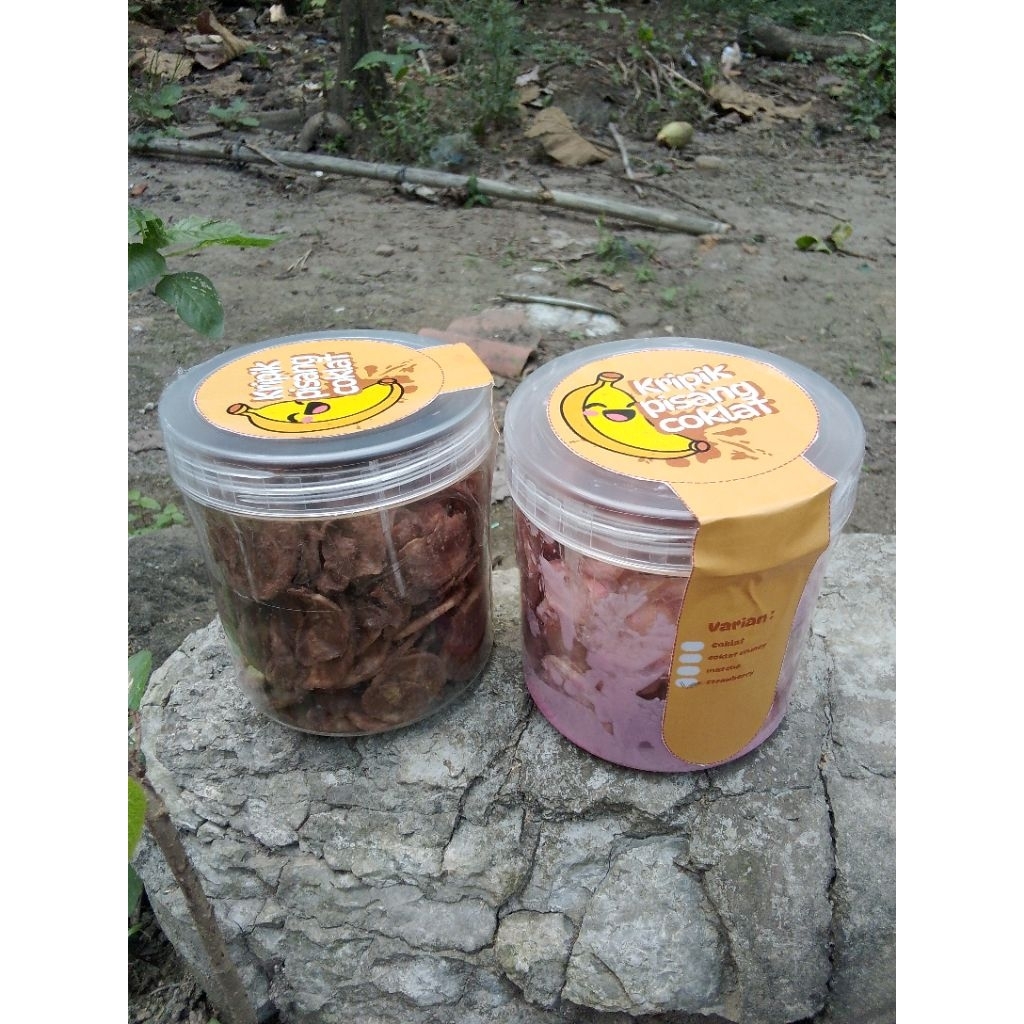 

kripik pisang coklat lumer