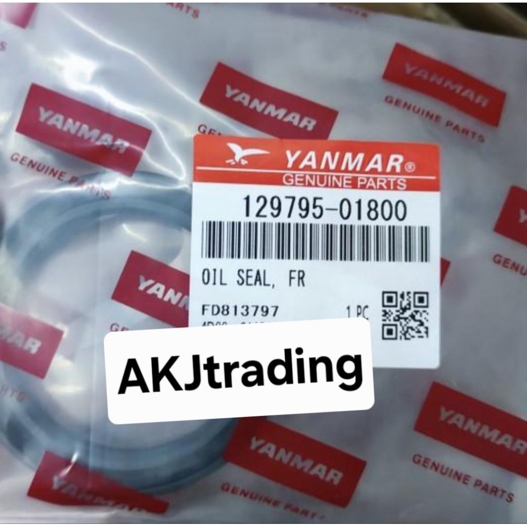 Oil seal depan 129795-01800 seal oil front yanmar 129795-01800 seal oli depan yanmar genuine