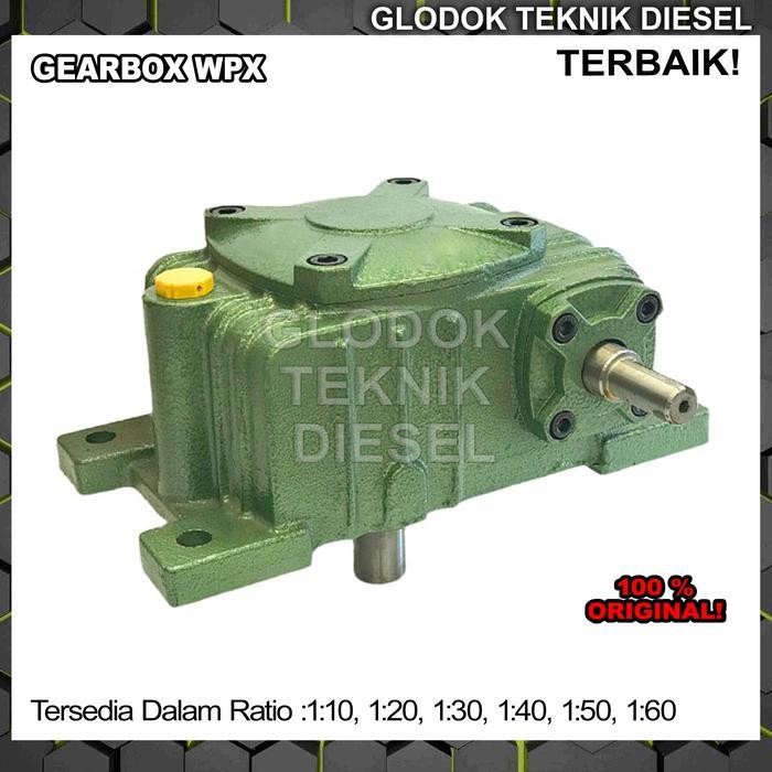 MESIN GEARBOX WPX 120 Ratio  1:10 - 1:60 SPEED REDUCER GEAR BOX WPX 120 1:10 - 1:60