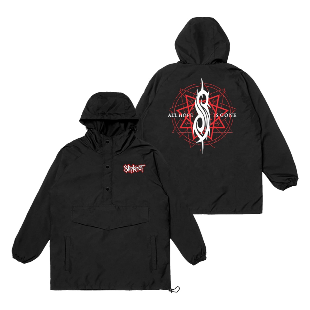 Oneshirt Jacket Cougle Slipknot Icon Jacket Parasut Hitam Unisex