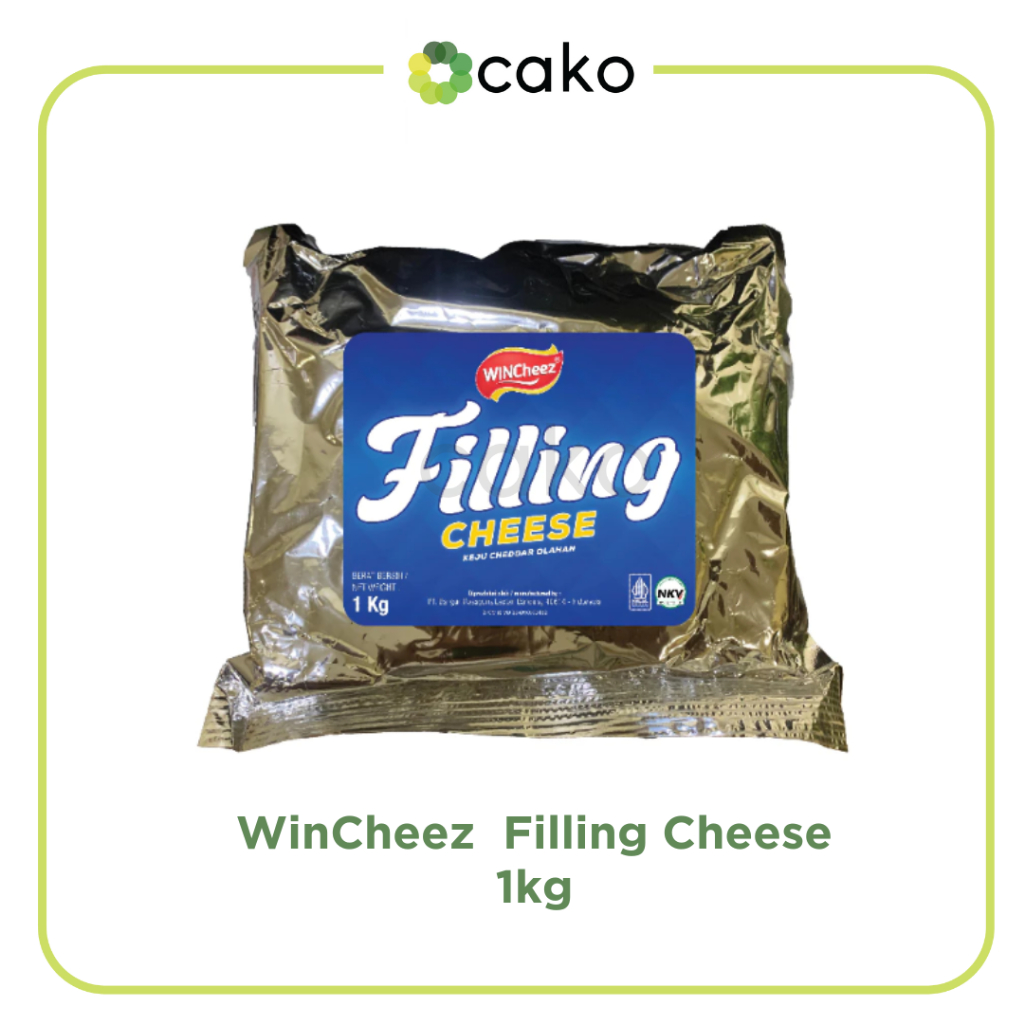 

Wincheez Filling Cheddar Cheese 1kg / Keju Oles/