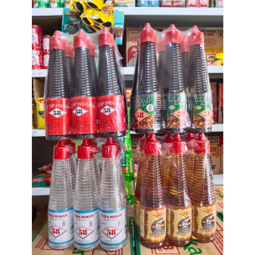 

SAOS 58 KECAP INGGRIS/ KECAP ASIN/ KECAP IKAN/ CUKA 135 ML