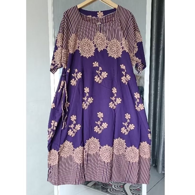 Himawari dress // DASTER JUMBO LD 150 RAYON SHANTUNG TEBAL