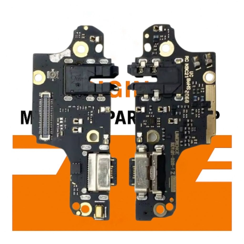 Papan Cas Flexible Charger Xiaomi Redmi Note 9 Pro / Note 9S + IC Original