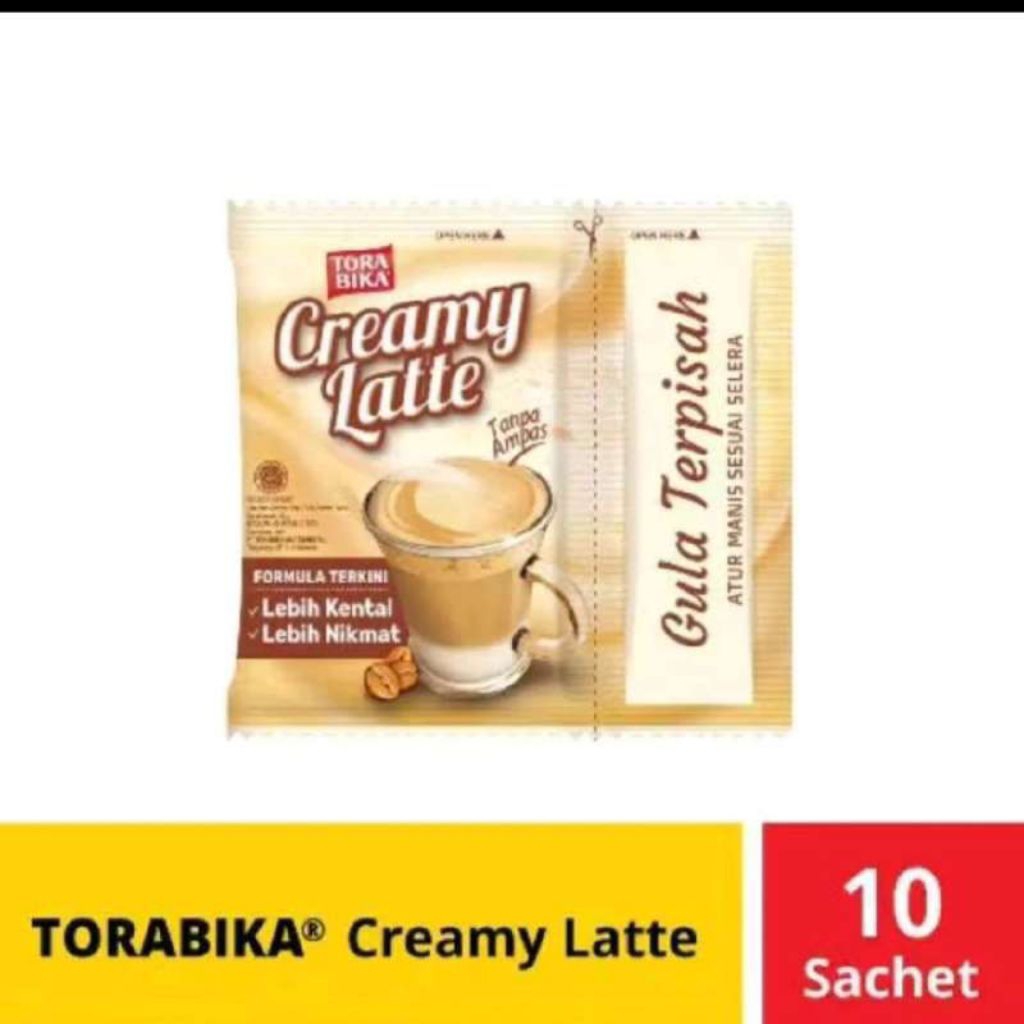 

Torabika Creamy Latte Rencengan isi 10×22 Gram