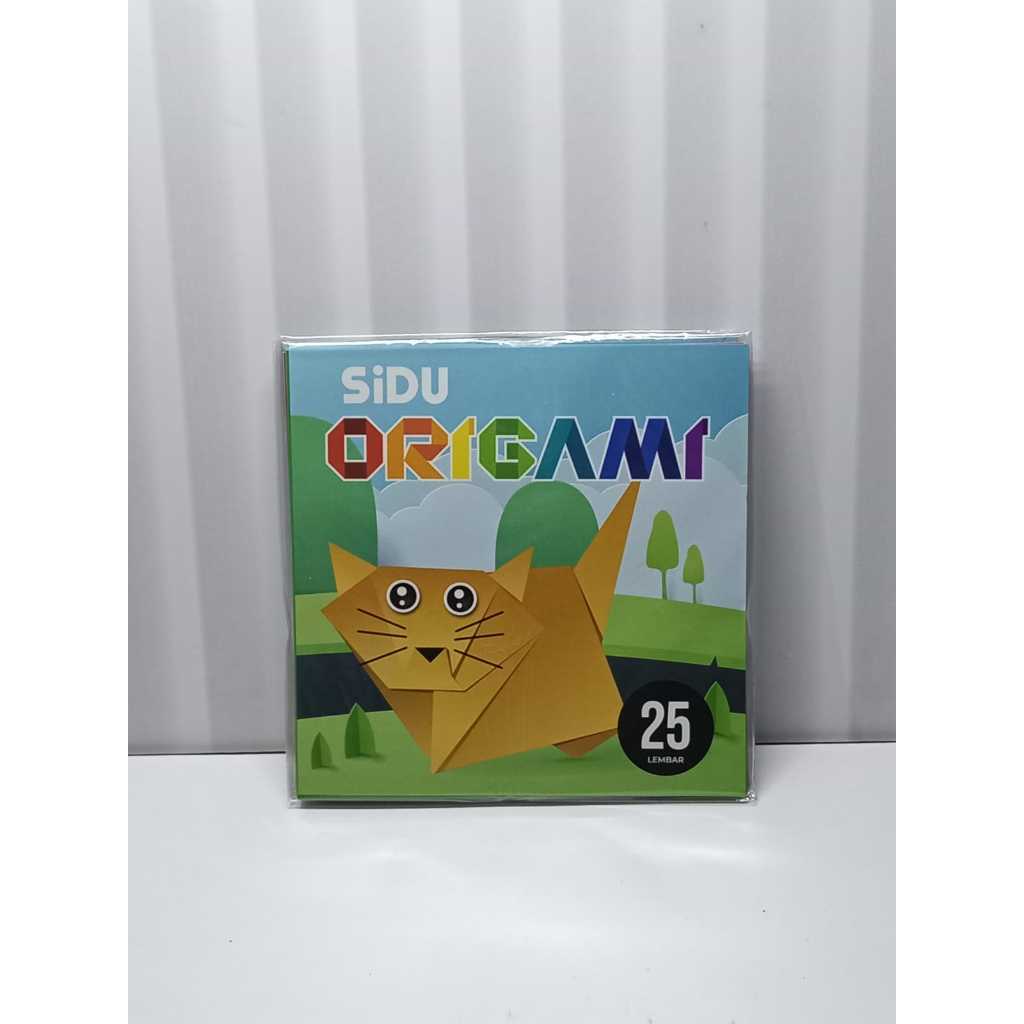 

Kertas Lipat Origami Sidu Berwarna 1 Sisi 14 x 14