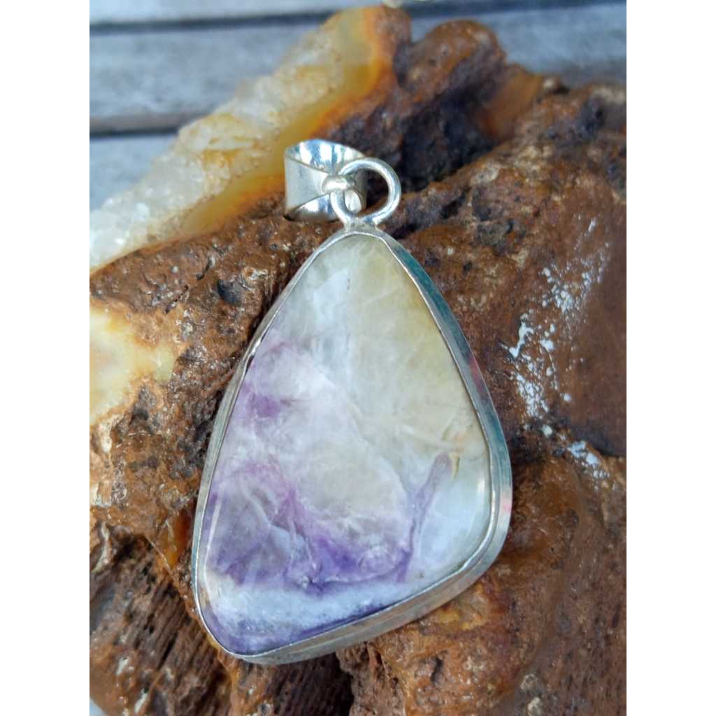 Liontin Perak 925 Handmade Batu Tumpang Hanoman Unik Natural