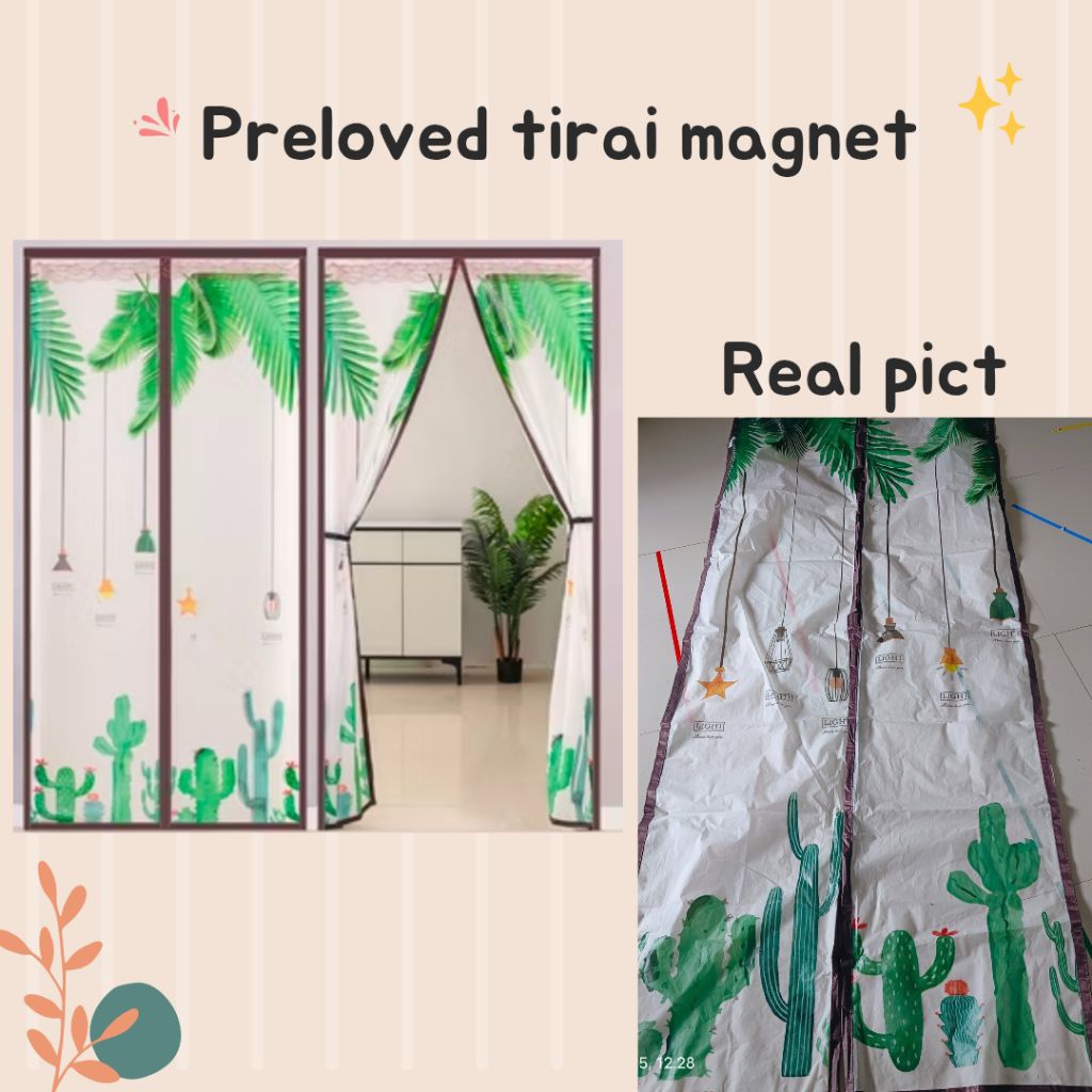 tirai magnet sekat pintu pvc plastik gorden pembatas ruangan ac plastik kamar mandi