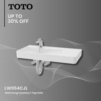Wastafel Wall Hung TOTO LW954CJL / TOTO Wastafel Gantung (Body Only)