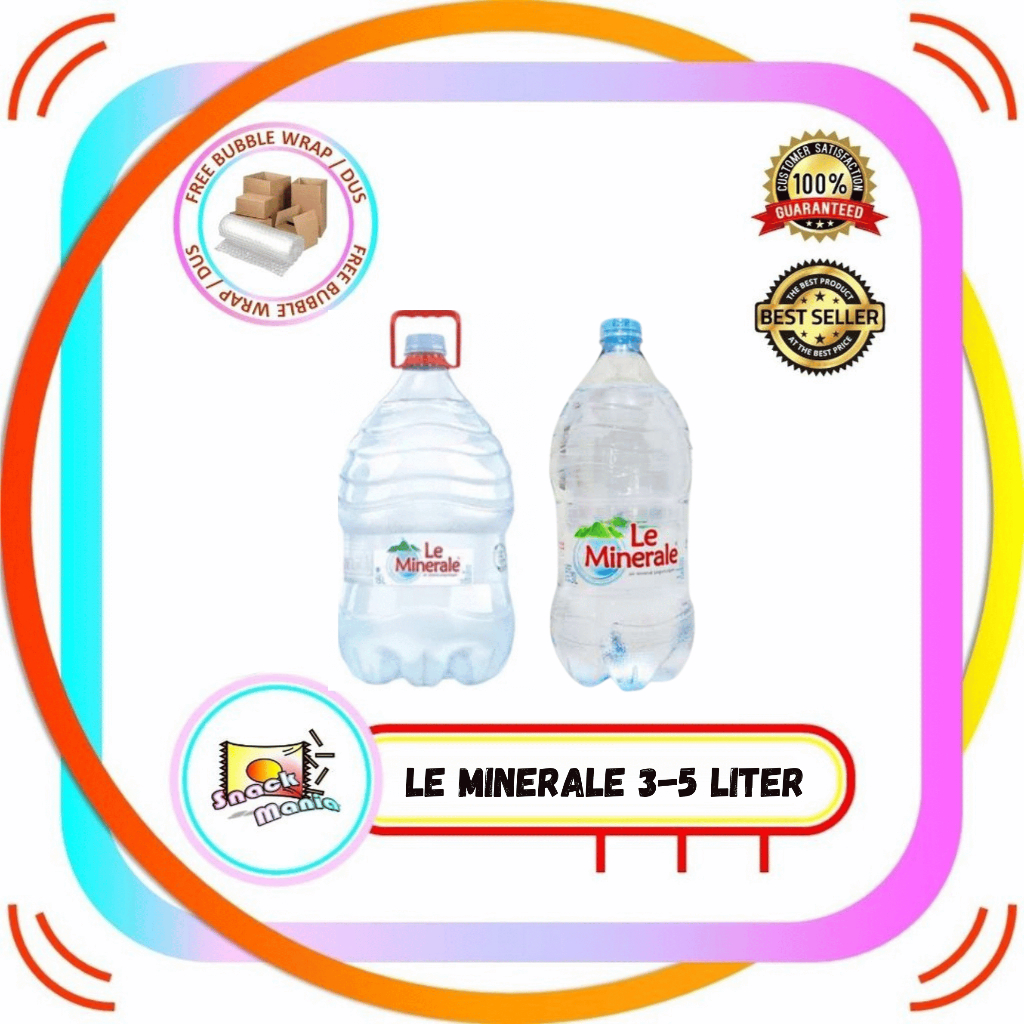 

Le Minerale Air Mineral 3 - 5 Liter Galon Kecil