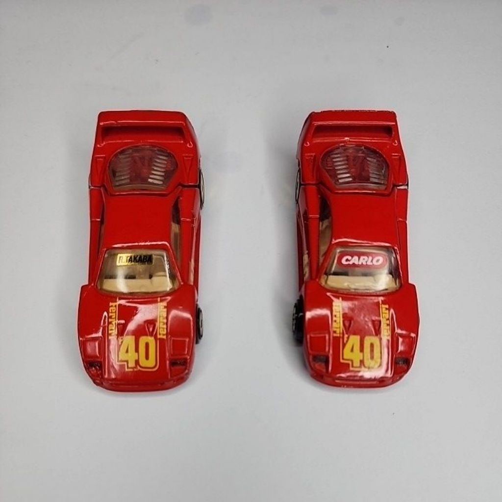 HOT WHEELS FERRARI F40 MERAH GOLD MEDAL