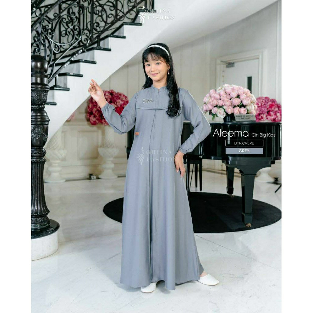 ALEEMA GIRL | GAMIS ANAK BY GHIINA FASHION