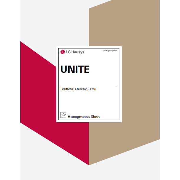 Vinyl Rumah Sakit Anti bakteri | Vinyl Roll LG Hausys Unite Homogeneous Flooring