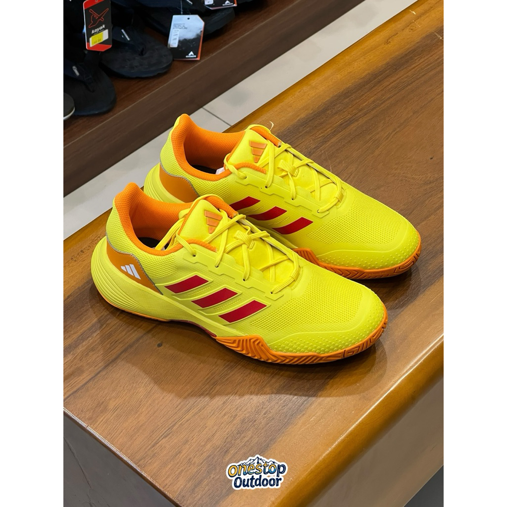 Adidas Tennis Drop Shot Yellow JK1220 Original - Sepatu Padel Adidas Original - Sepatu Tenis Adidas 