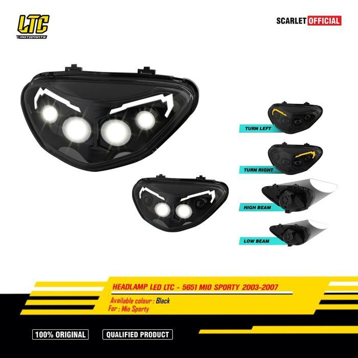 LAMPU DEPAN UTAMA LED HEADLAMP MIO SPORTY 5651 LTC