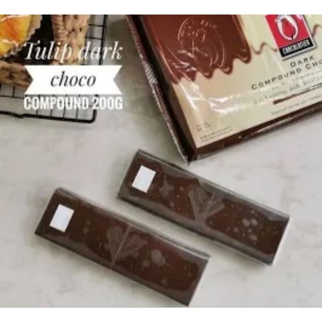 

Coklat batang TULIP dark chocolate compound 200 gr (REPACK)