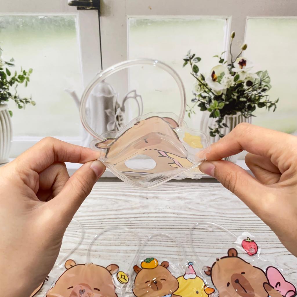 

GOODIEBAG ZIPPER MINUMAN GAGANG CAPYBARA TERMURAH IMPORT BISA COD