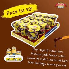 

Bess diip minion pack isi 12 coklat mini