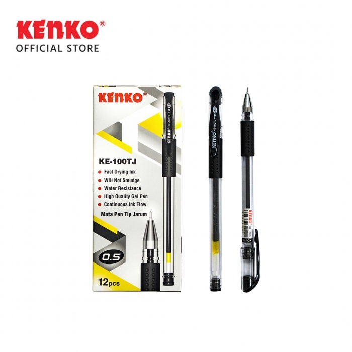 

TBMO ECER GEL PEN KENKO HITAM KE-100 (1728)