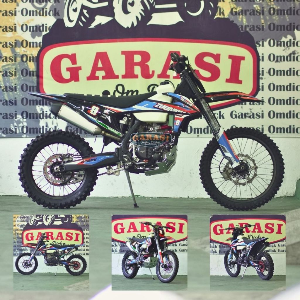Zongshen NB300 Mesin Motor Trail 300cc Silinder Tunggal 4-Tak Water Cooled