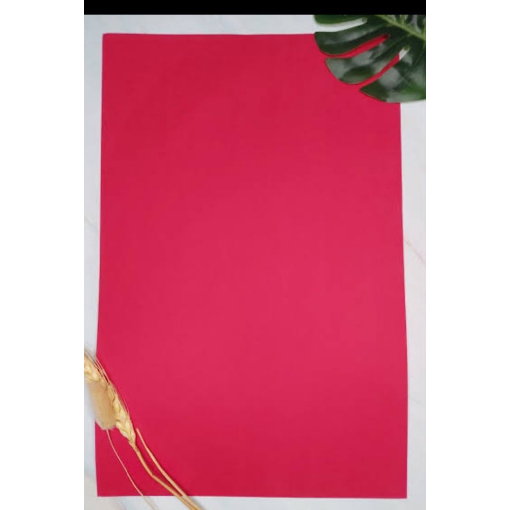 

( 1 LEMBAR )KERTAS BC MANILA PINDO DELI MERAH 160gsm 61x86 cm