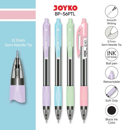 

Joyko Ball Pen Pulpen BP-56PTL Pena Tip 0.7mm