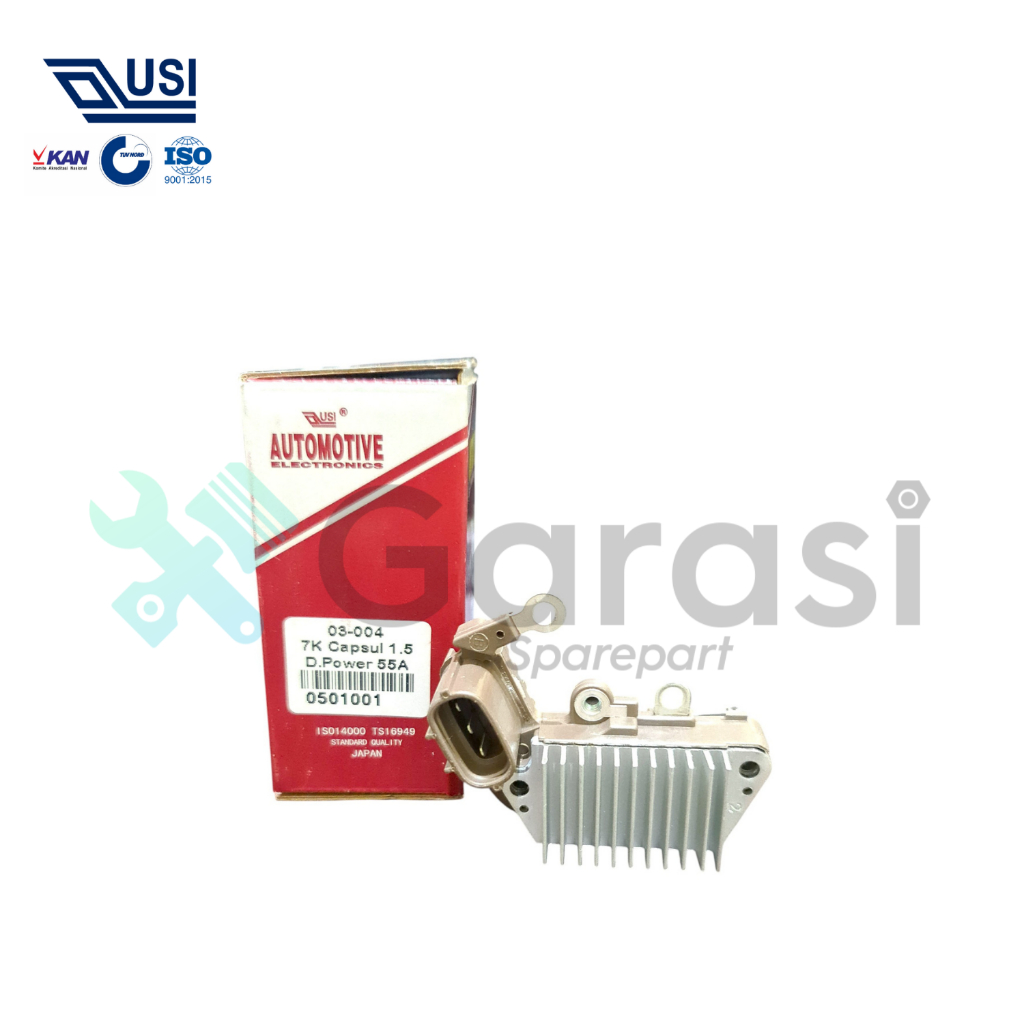 Ic Regulator 7K Kijang Kapsul 1.8 Starlet Kapsul Kotak Cop Oval Usi Cas Dinamo Ampere Ori